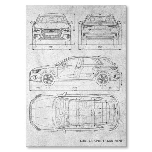 Audi A3 Sportback Patent Stone