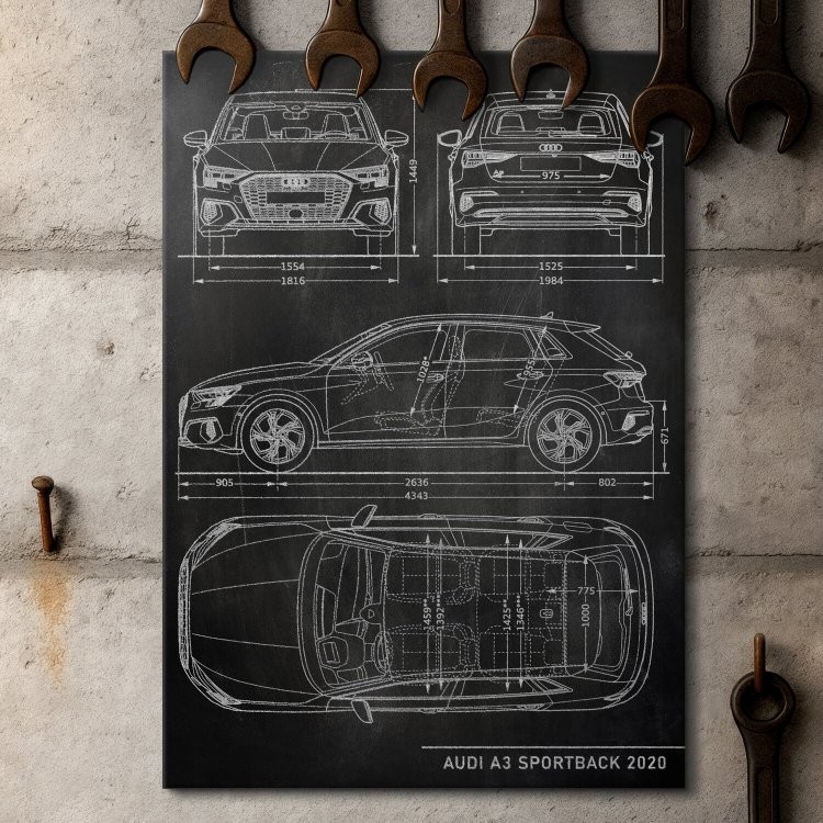 Audi A3 Sportback Patent Slate