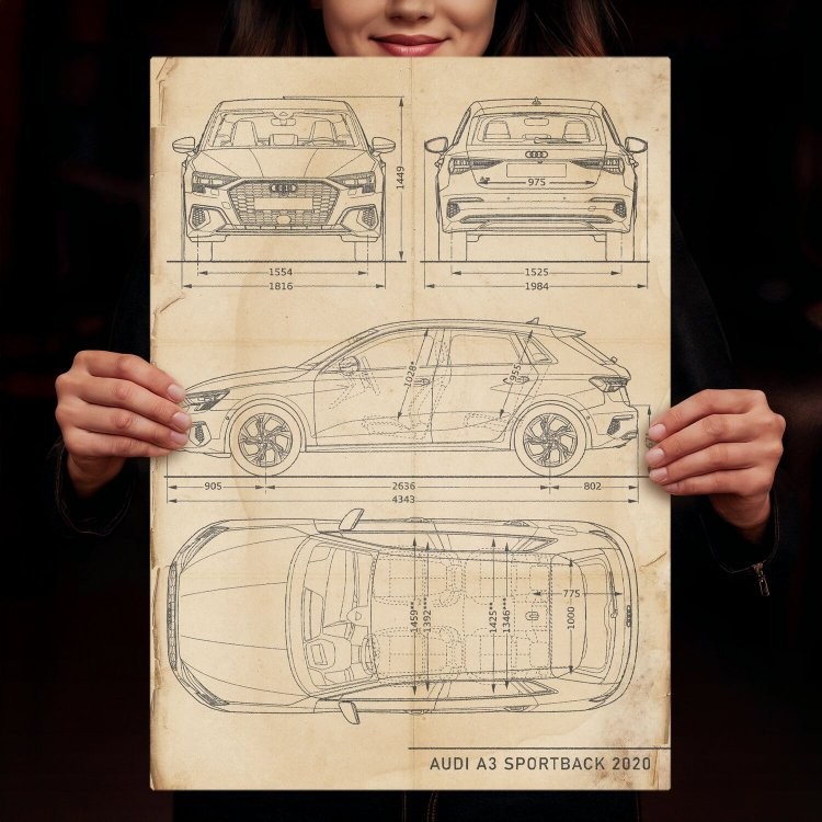 Audi A3 Sportback Patent Retro