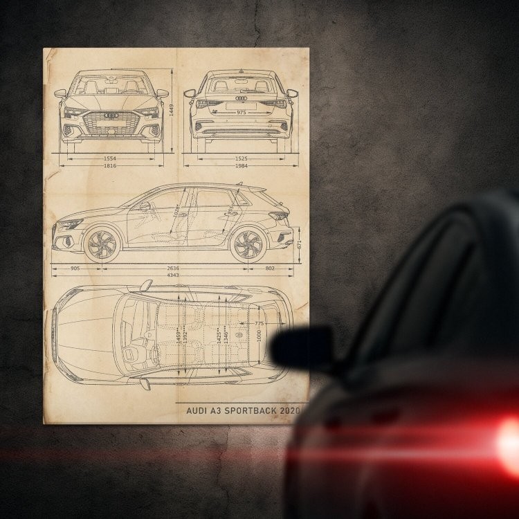 Audi A3 Sportback Patent Retro