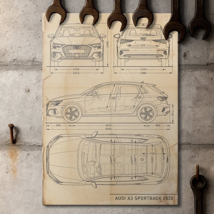 Audi A3 Sportback Patent Retro
