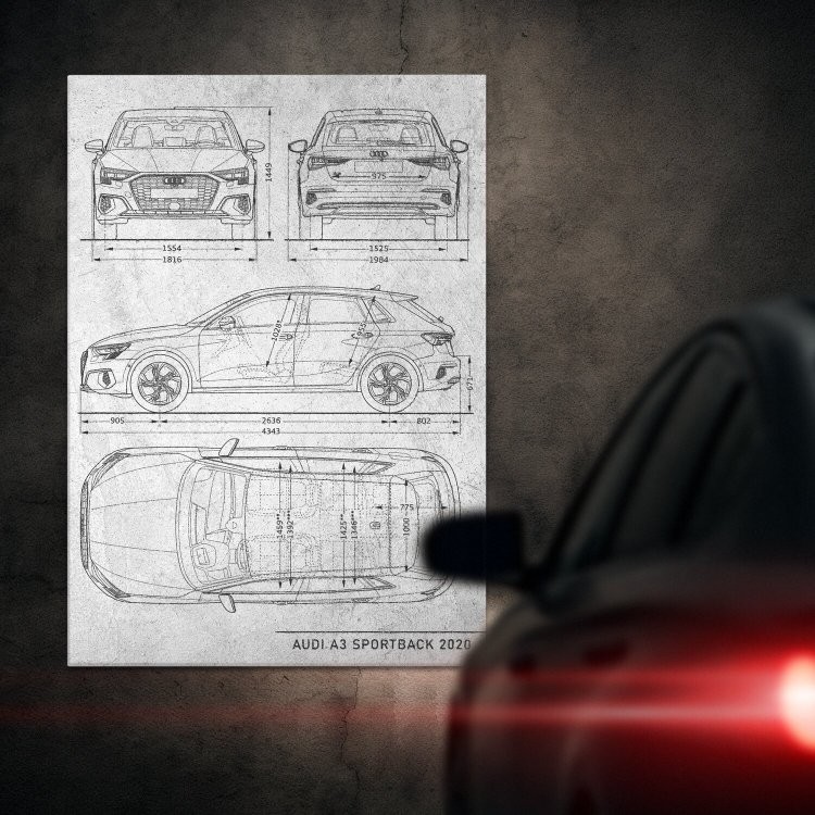 Audi A3 Sportback Patent Stone