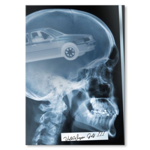 Rentgen X-ray X-ray VW Golf III