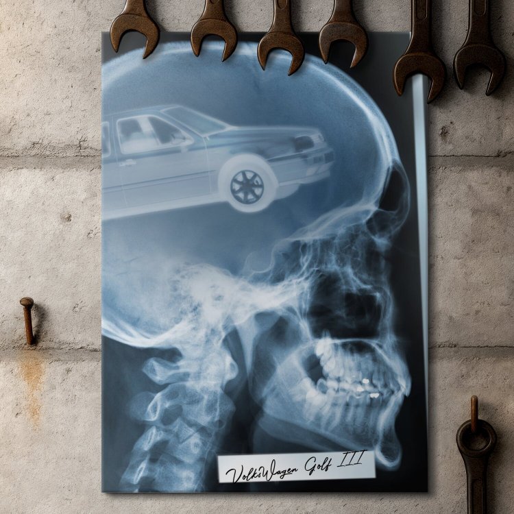 Rentgen X-ray X-ray VW Golf III