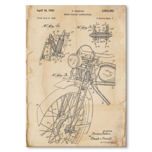 Stary Motocykl Patent