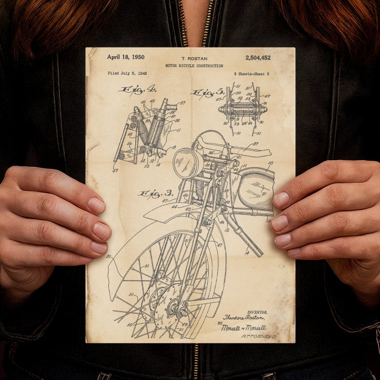Stary Motocykl Patent