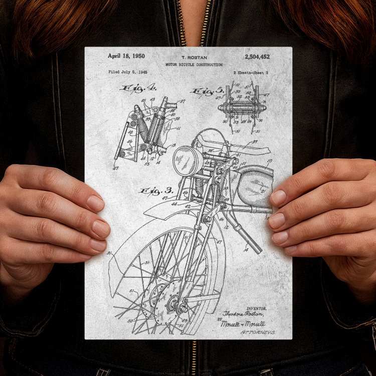Stary Motocykl Patent