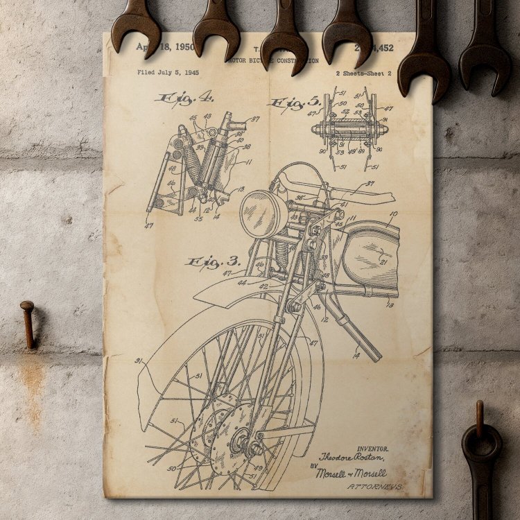 Stary Motocykl Patent