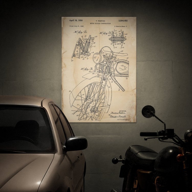 Stary Motocykl Patent