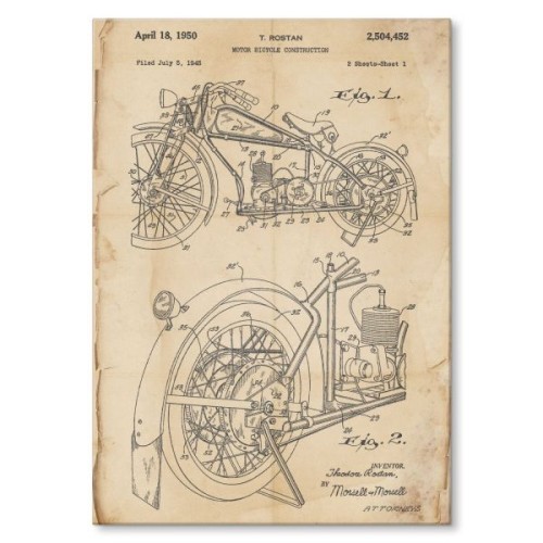 Stary Motocykl Patent