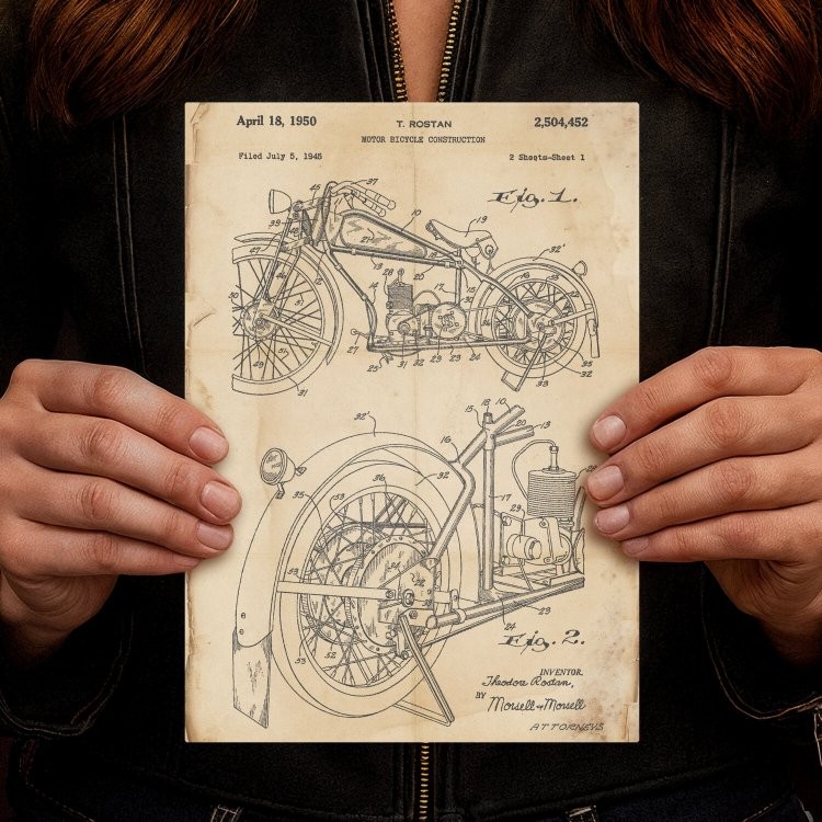 Stary Motocykl Patent