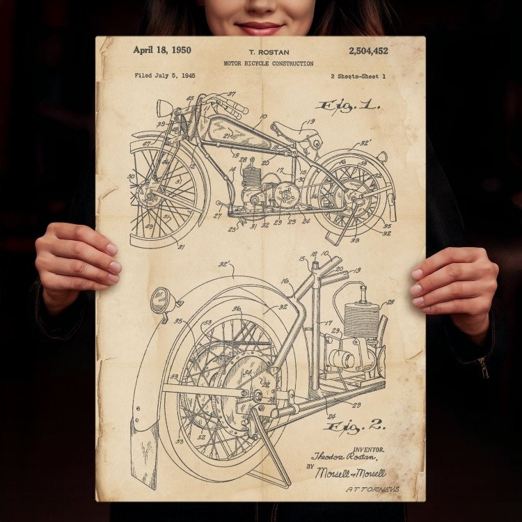 Stary Motocykl Patent