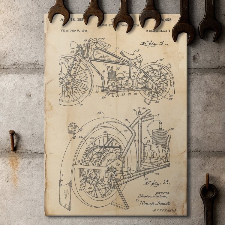 Stary Motocykl Patent
