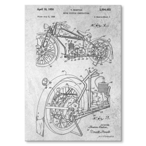 Stary Motocykl Patent