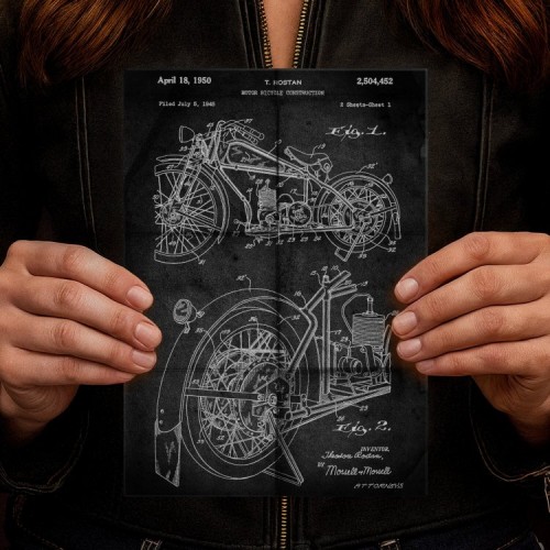  Stary motocykl