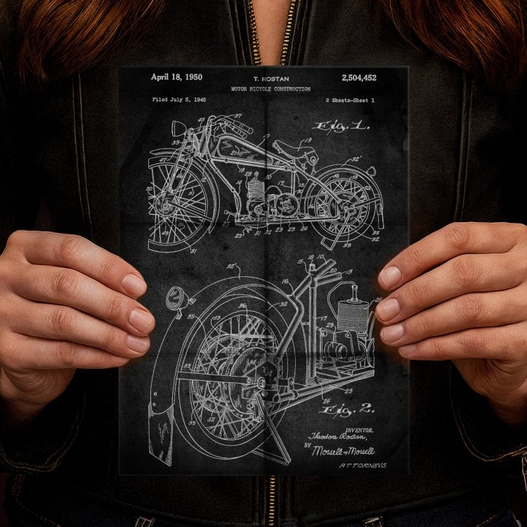  Stary motocykl