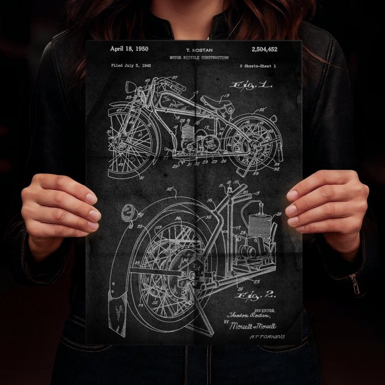  Stary motocykl