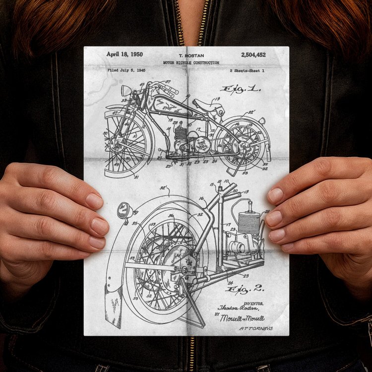 Stary Motocykl Patent