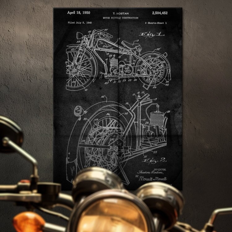  Stary motocykl