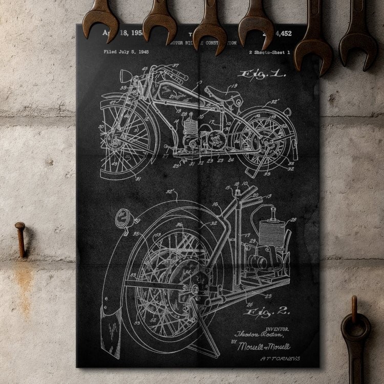  Stary motocykl