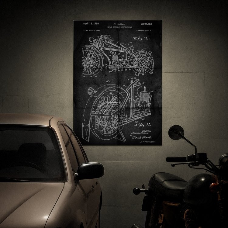  Stary motocykl