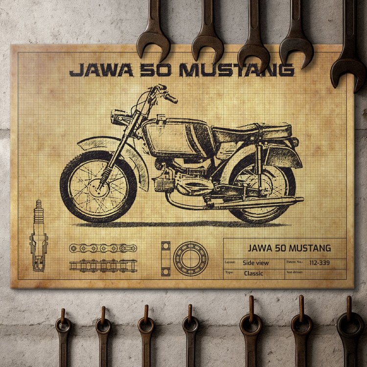 JAWA 50 Mustang