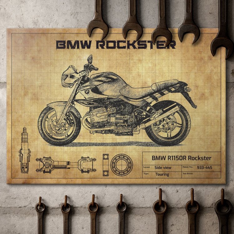 BMW R1150R Rockster design