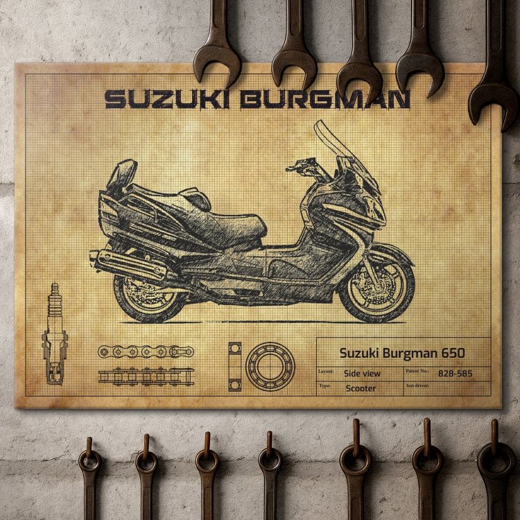 Suzuki Burgman 650 design