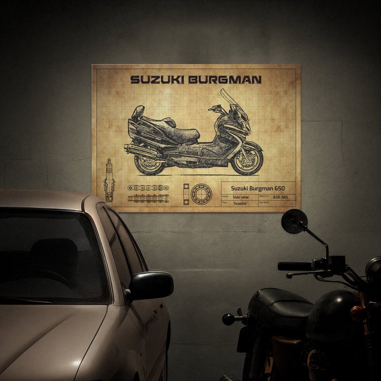 Suzuki Burgman 650 design