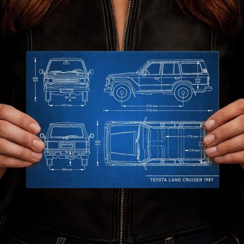 Toyota Land Cruiser Samochód Auto Motoryzacja Patent Tech