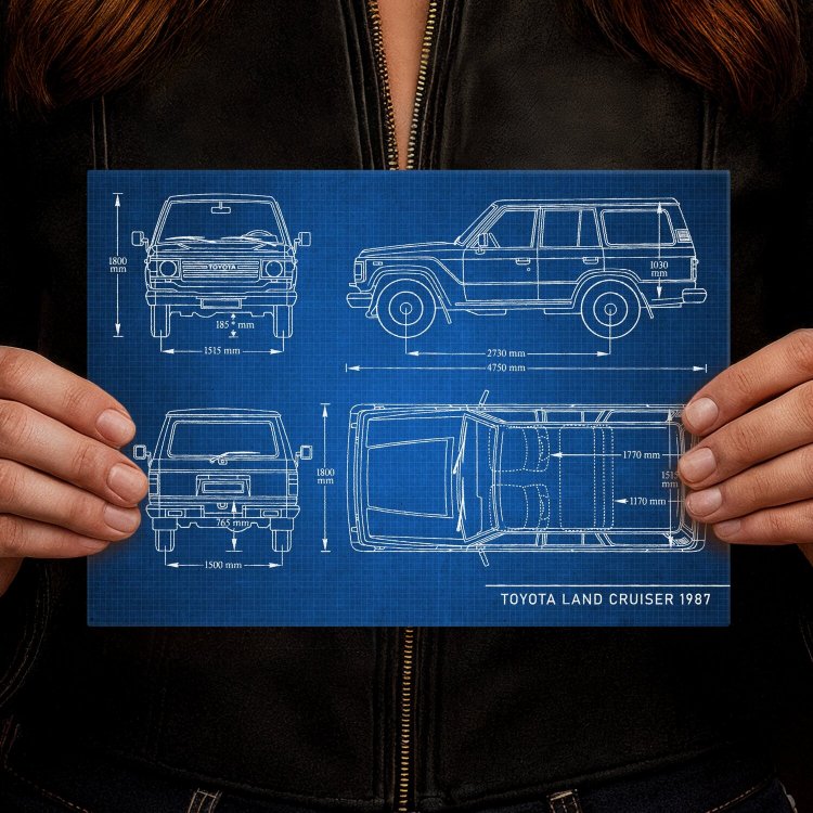 Toyota Land Cruiser Samochód Auto Motoryzacja Patent Tech