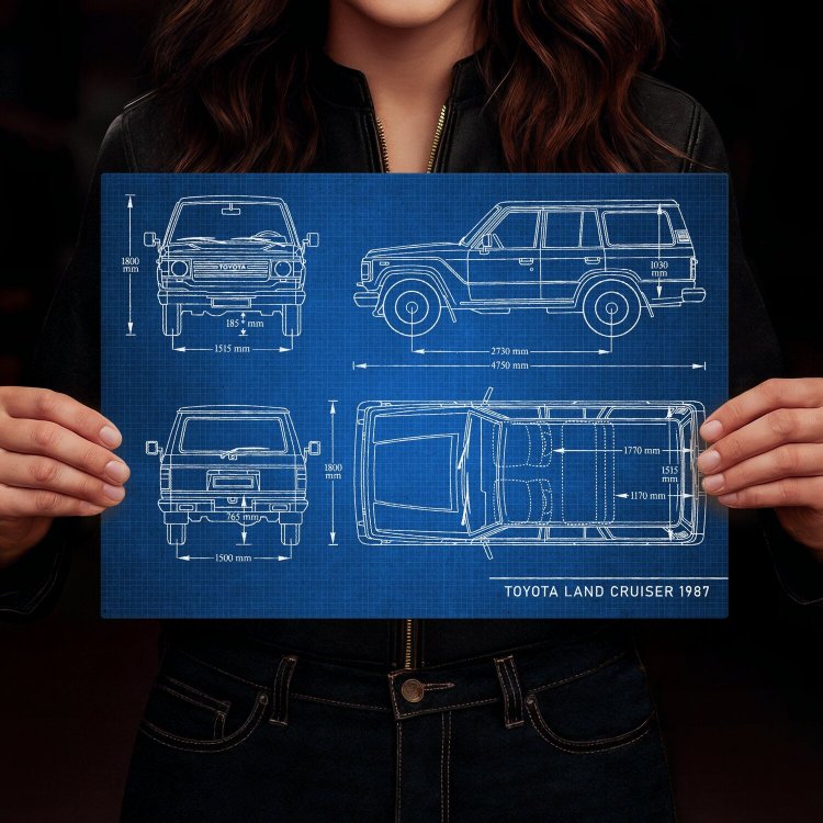 Toyota Land Cruiser Samochód Auto Motoryzacja Patent Tech