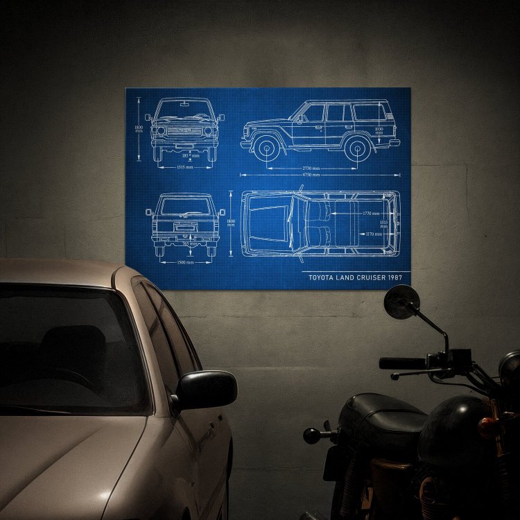 Toyota Land Cruiser Samochód Auto Motoryzacja Patent Tech