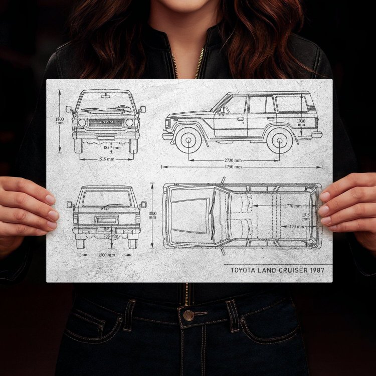 Toyota Land Cruiser Samochód Auto Motoryzacja Patent Stone