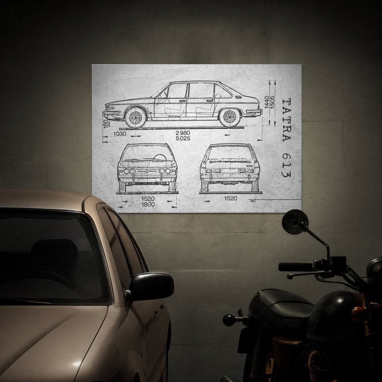 Tatra 613 Samochód Auto Motoryzacja Patent Stone