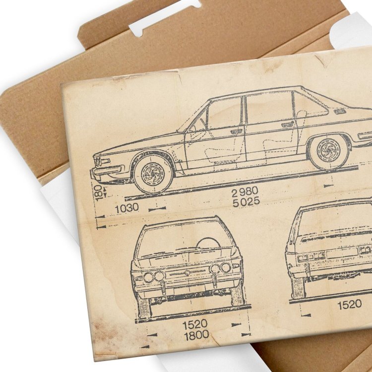 Tatra 613 Samochód Auto Motoryzacja Patent Retro