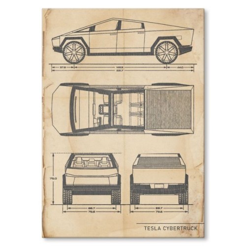 Tesla Cybertruck Retro