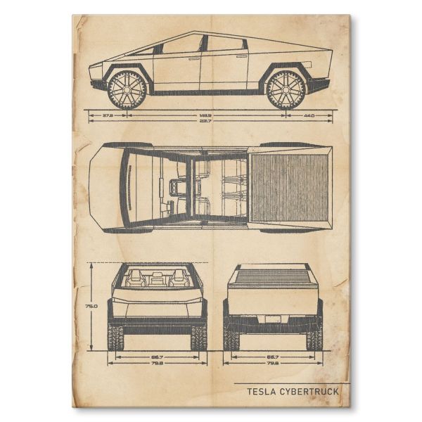 Tesla Cybertruck Retro