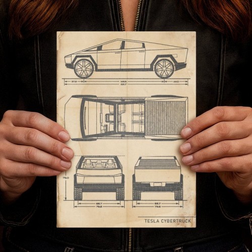 Tesla Cybertruck Retro