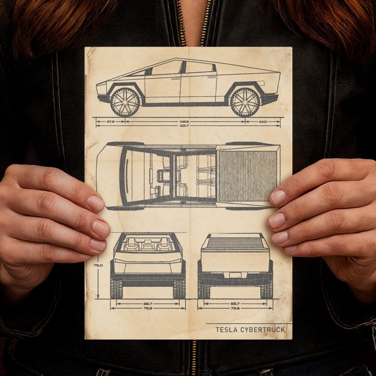 Tesla Cybertruck Retro