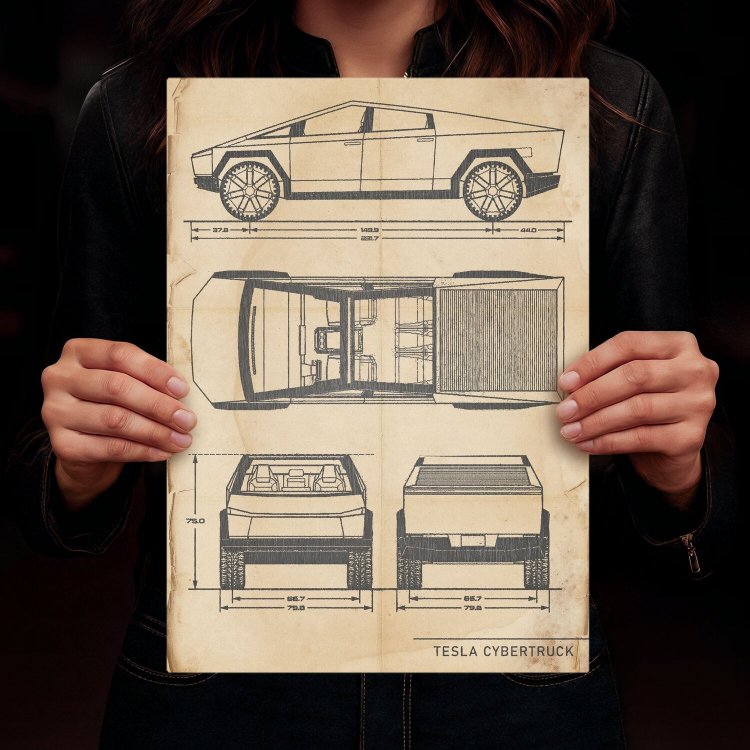 Tesla Cybertruck Retro