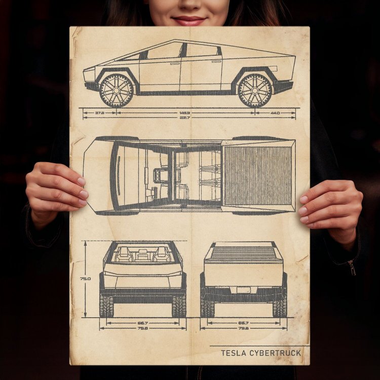 Tesla Cybertruck Retro