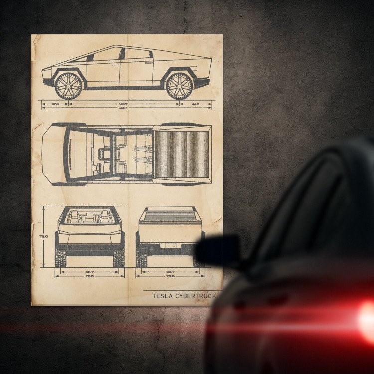 Tesla Cybertruck Retro