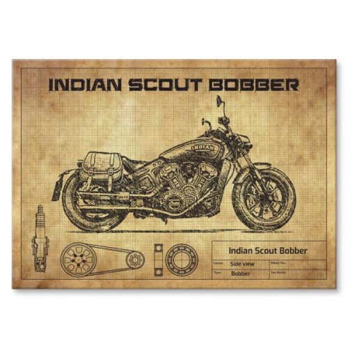 Indian Scout Bobber and bags