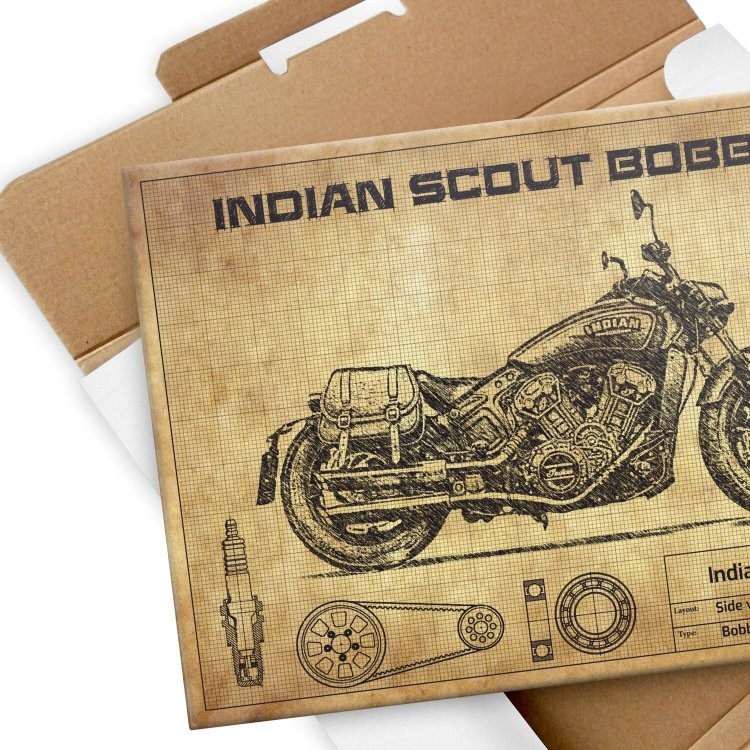 Indian Scout Bobber and bags