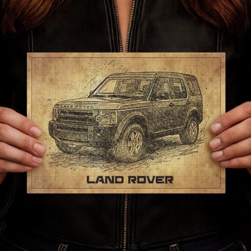 Land Rover drawn