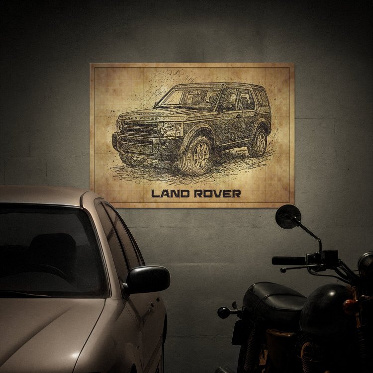 Land Rover drawn