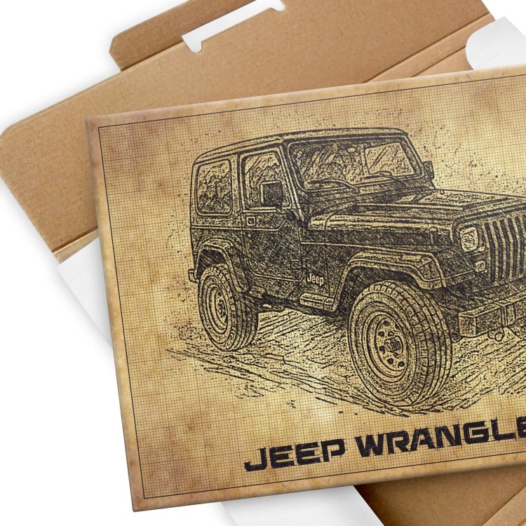 Jeep Wrangler drawn
