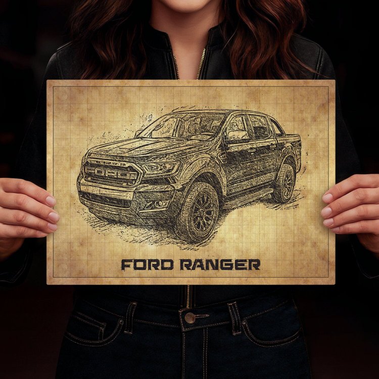 Ford Ranger drawn