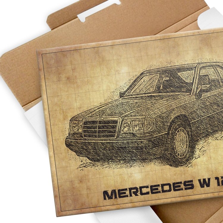 Mercedes W124 drawn